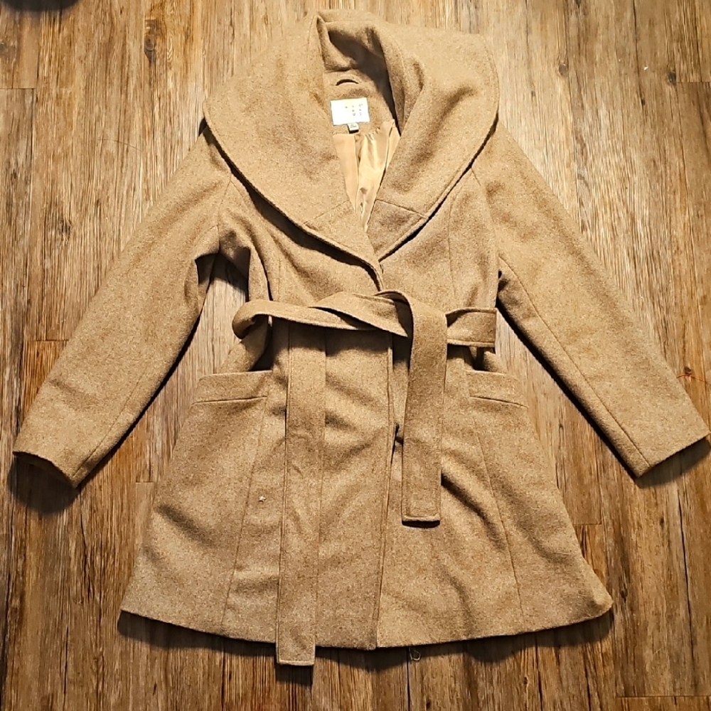 a new day Tan Trench Coat